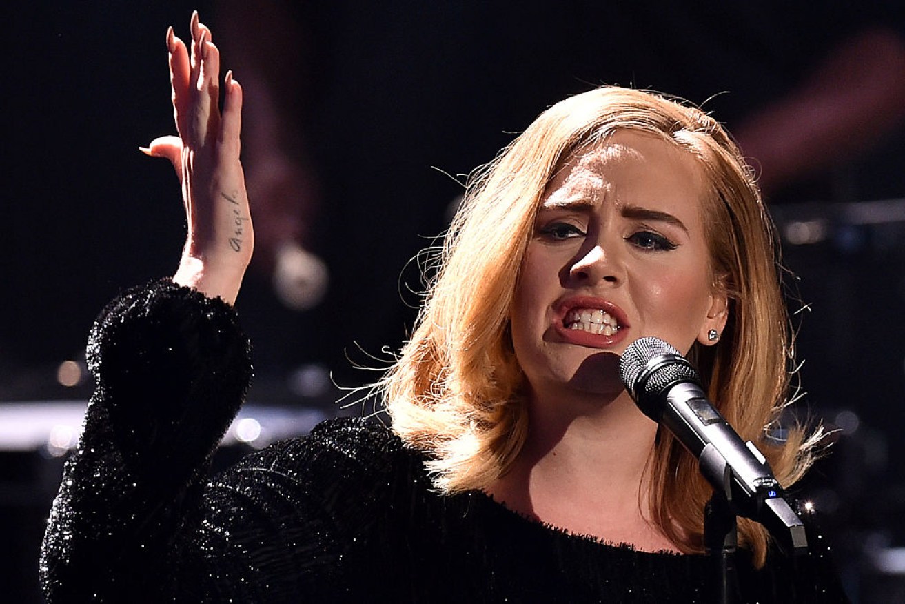 Adele said touring wasn't something she was totally comfortable with. 