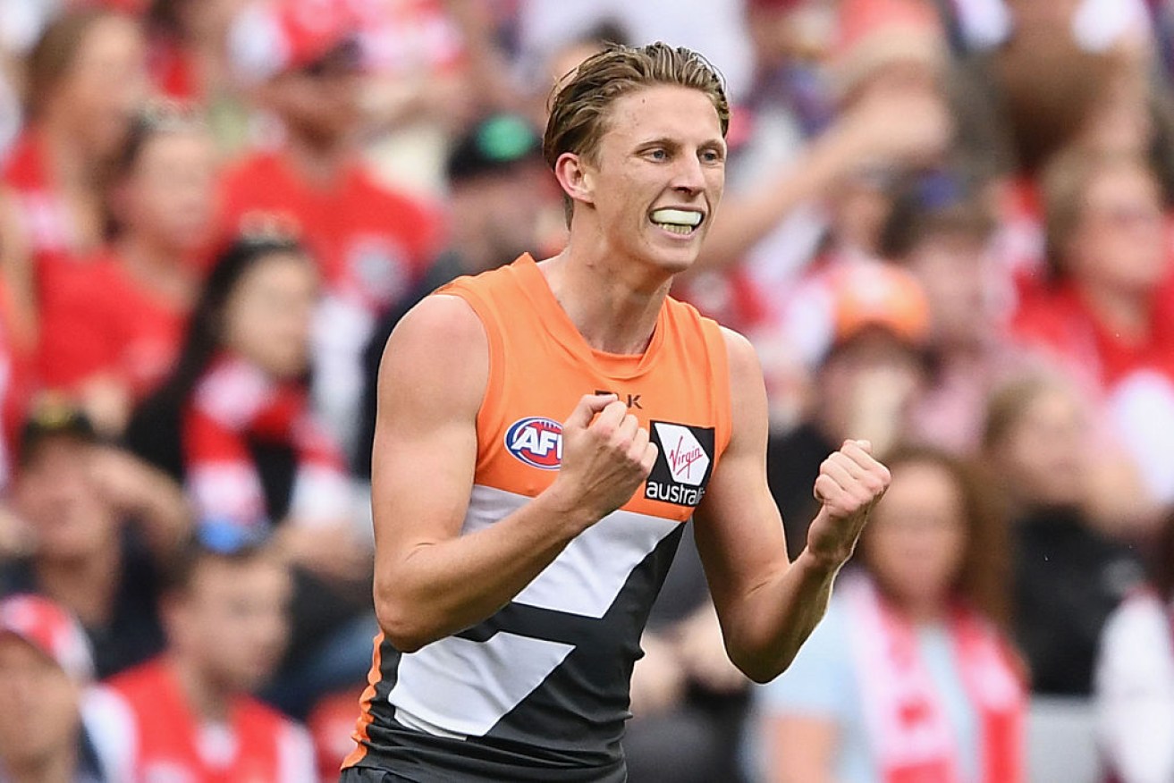 GWS star Lachie Whitfield will reportedly miss eight rounds of the 2017 season.