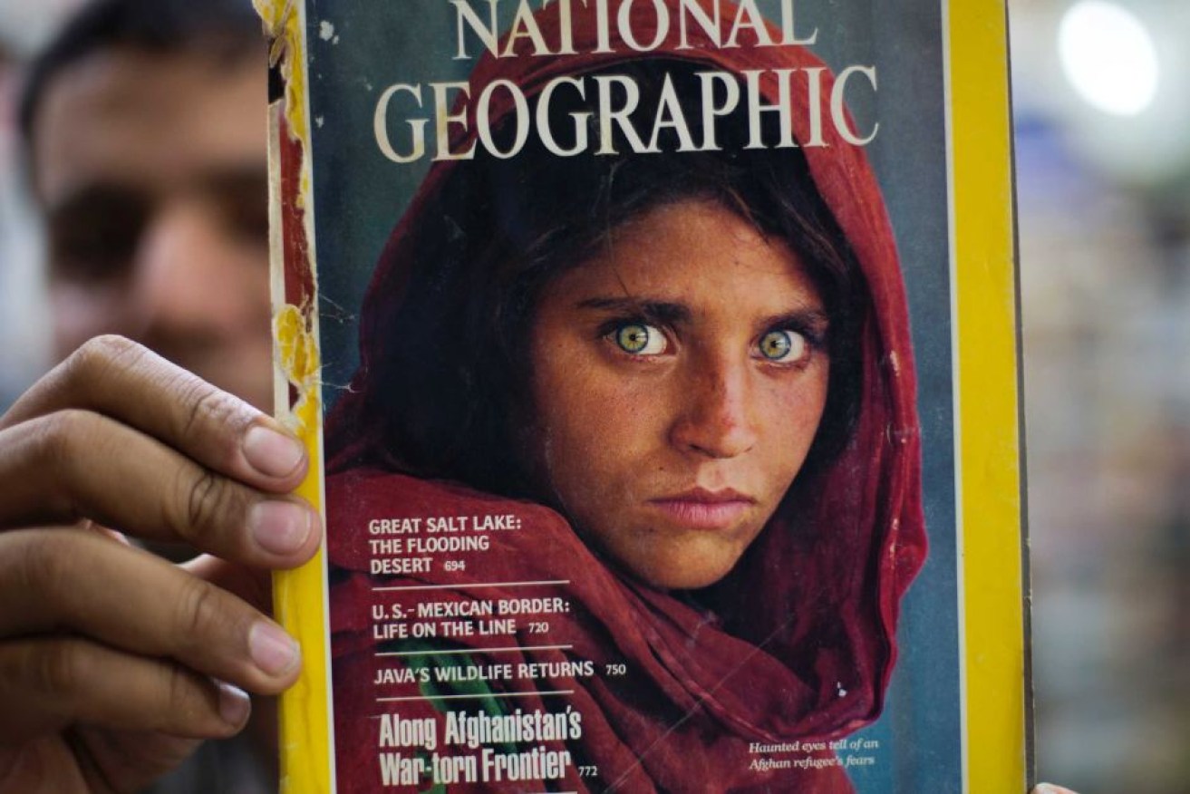 'Afghan girl' Shabat Gula appeared on the cover of National Geographic in June 1985.