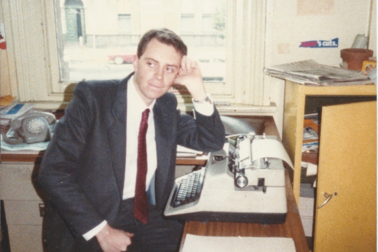 Political journalist Shaun Carney (in 1984) took a redundancy at Fairfax and stepped into an uncertain future.
