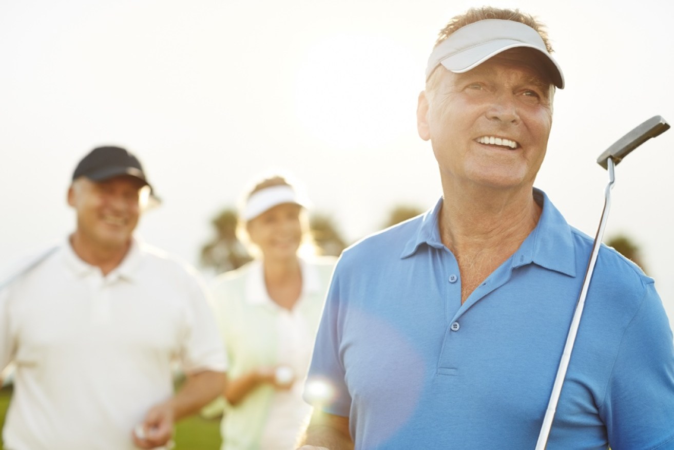 Golfers are happier than those who don't play.