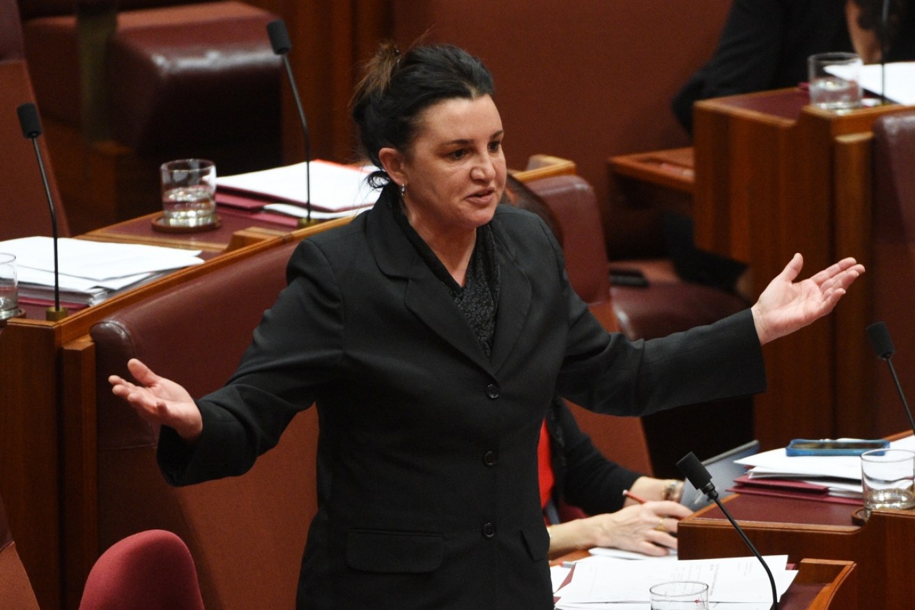 Crossbench senator Jacqui Lambie lashed the government over its media reforms.