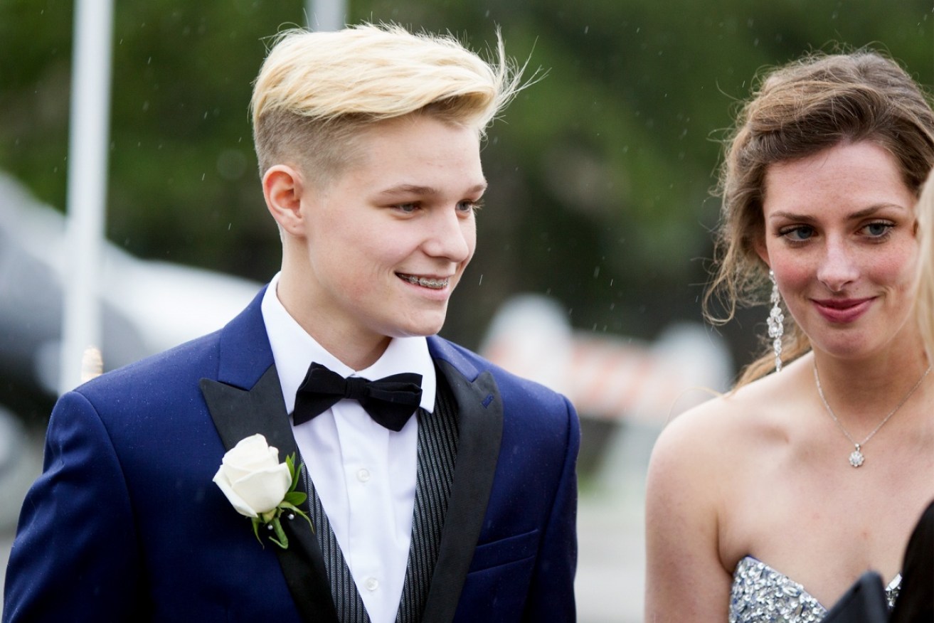 Dancing outside and social distancing will be features of this year's high school formals in NSW. 