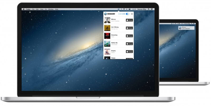shazam mac app recording microphone always on