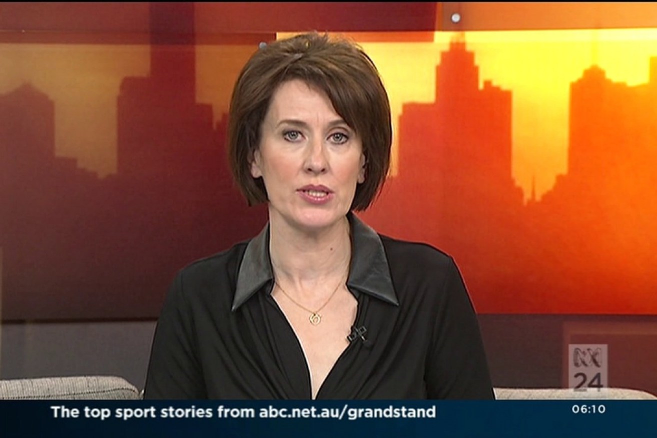Trioli's comments were aired on the ABC News 24 Live Web Feed. 