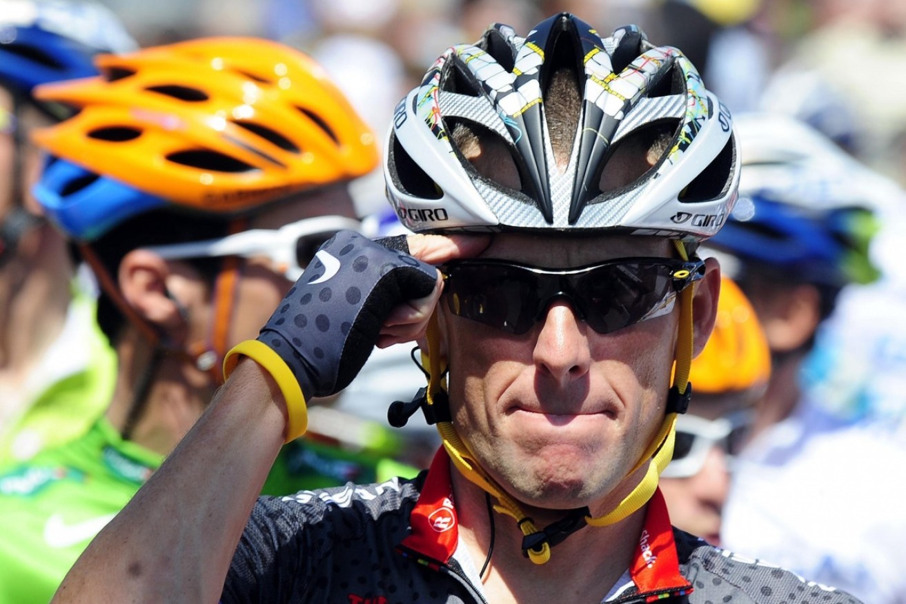 Cheating cyclist Lance Armstrong is in New Zealand to shoot a commercial for Lion Breweries. 