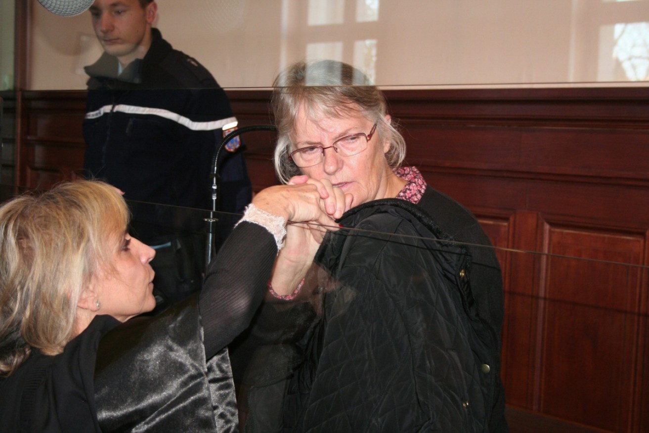 Jacqueline Sauvage (R) became a symbol of the scourge of domestic violence in France.