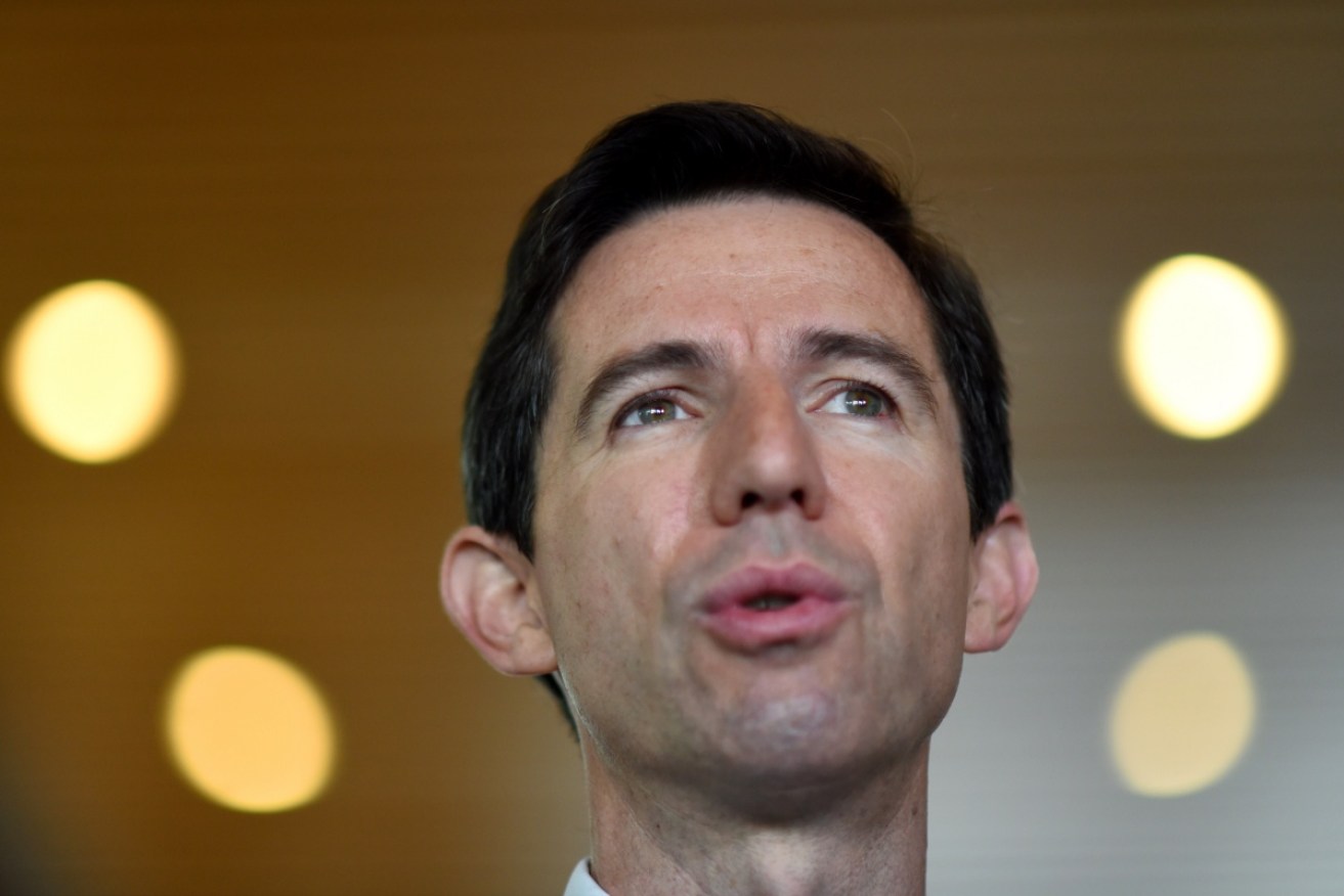 Simon Birmingham told those involved to "pack their bags"