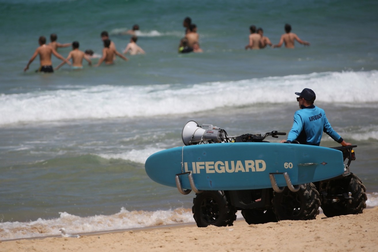 Maroubra Beach in Sydney where a search resumed on Wednesday morning.