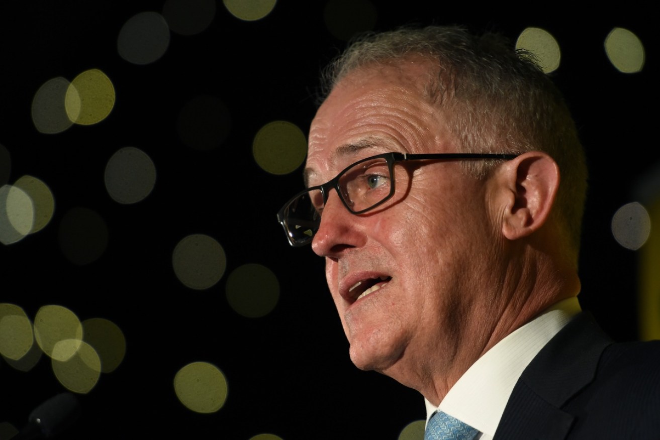 Prime Minister Malcolm Turnbull addresses the Australian Republican Movement's 25th anniversary dinner in Sydney.