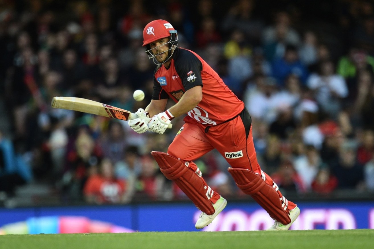 Aaron Finch smashed a half-century as the Renegades downed the Thunder in the BBL.