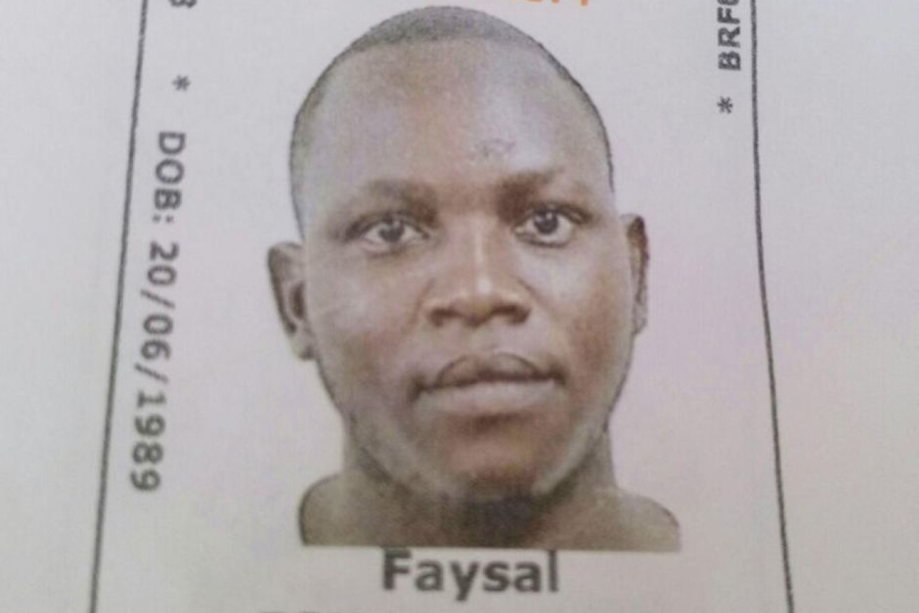 The Manus Island ID card of Sudanese refugee Faysal Ishak Ahmed.

