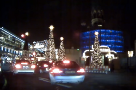 Dashcam video shows moment truck ploughs into Christmas market