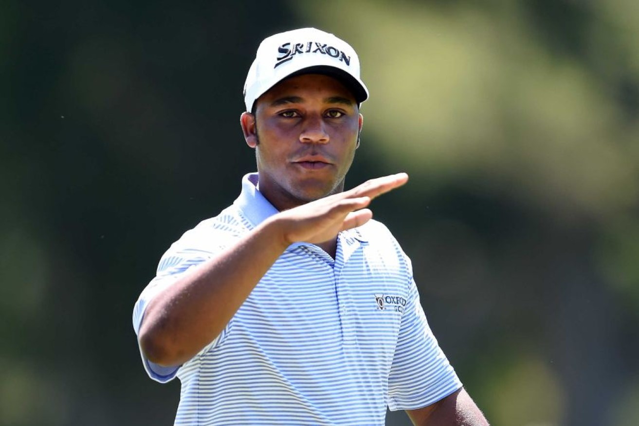Steady hands ... Harold Varner III did more than just hold his nerve in the final round.