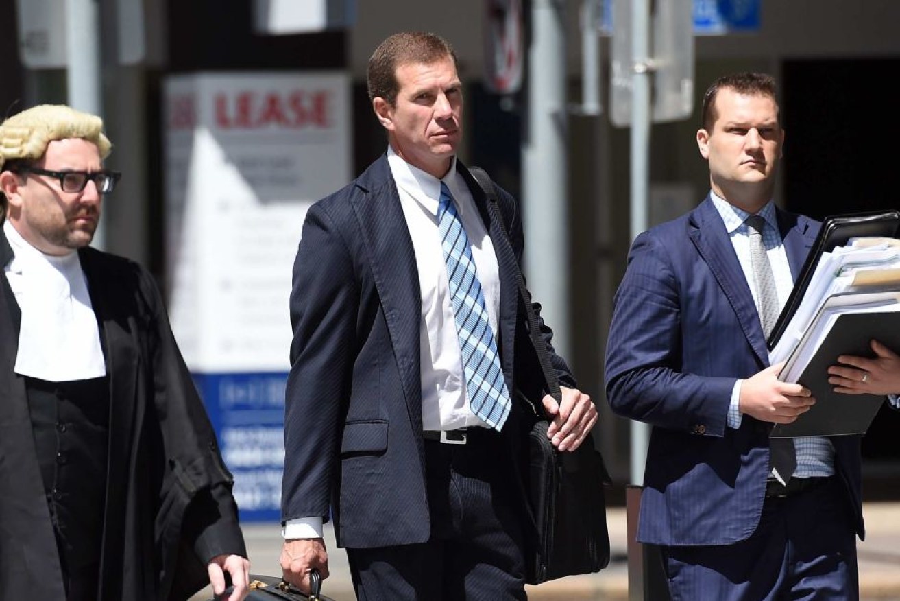 Matthew Perrin  pleaded not guilty, saying his ex-wife gave him permission to sign documents on her behalf. Photo: AAP.