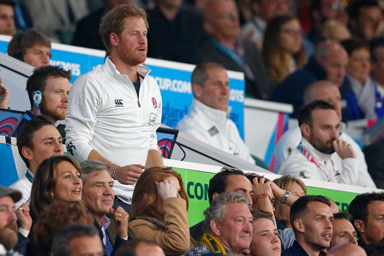 Prince Harry has always been a passionate rugby fan.