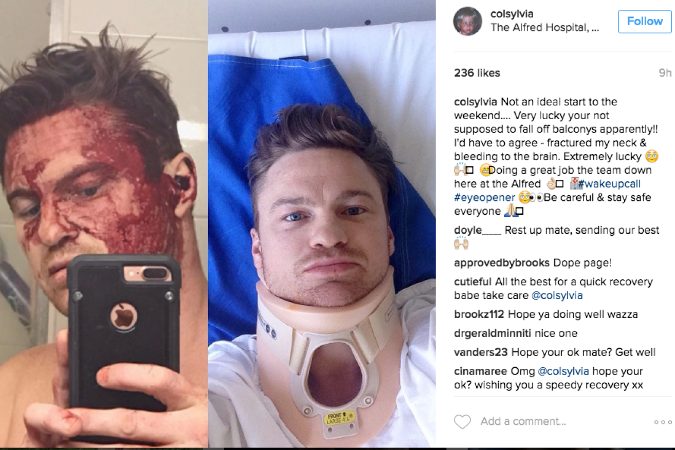 Former Demon Colin Sylvia: head and neck injuries. 