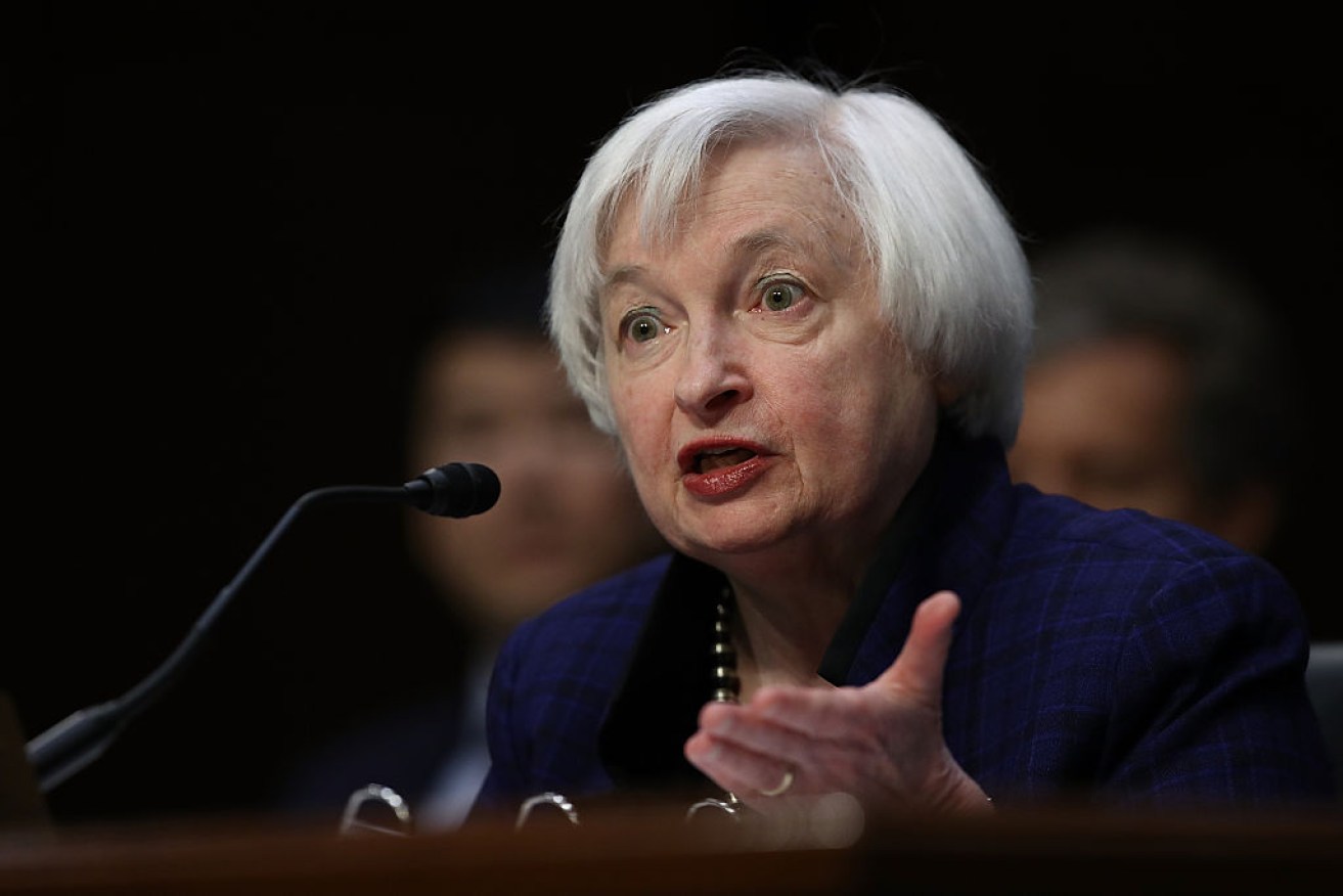 Federal Reserve Board chairwoman Janet Yellen said the current once-a-year pace of rate increases will accelerate next year.