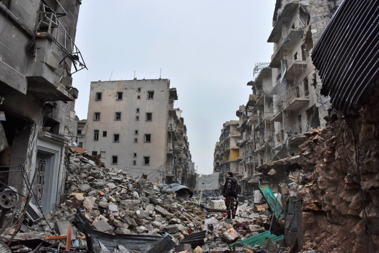 Aleppo, a once mighty and populous city, lies in complete and utter ruin. 