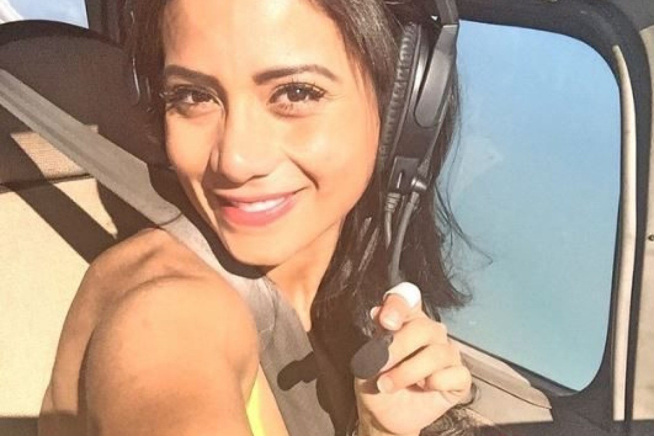 Sisy Arias was reportedly o her first commercial flight as a co-pilot. 