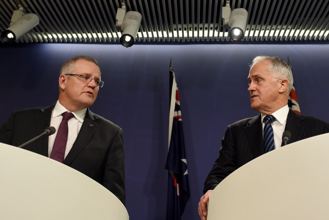 Treasurer Scott Morrison and Prime Minister Malcolm Turnbull are believed to be at odds over super for housing. 