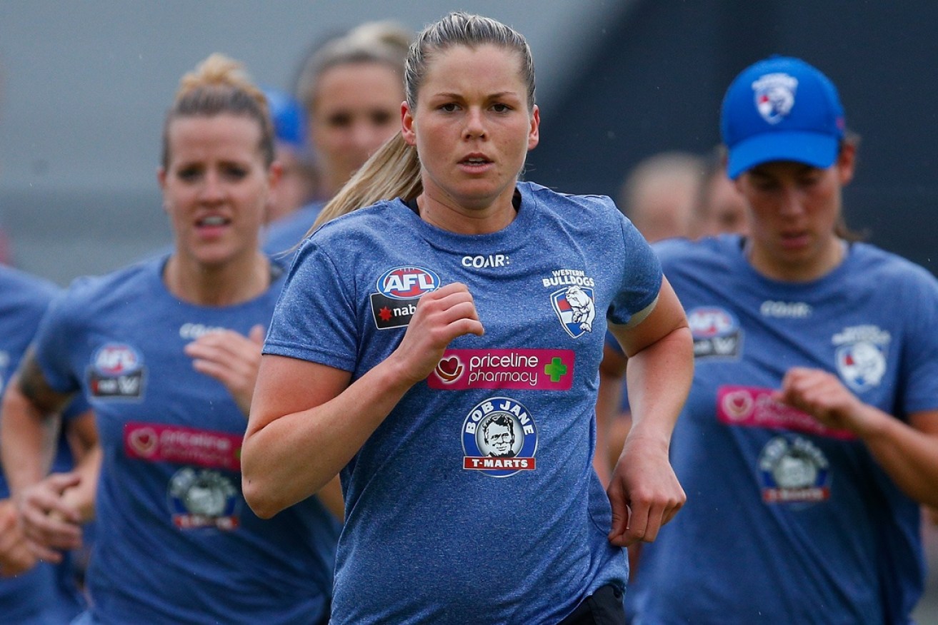 Pre-season training has already started for clubs involved in the AFL's women's league.