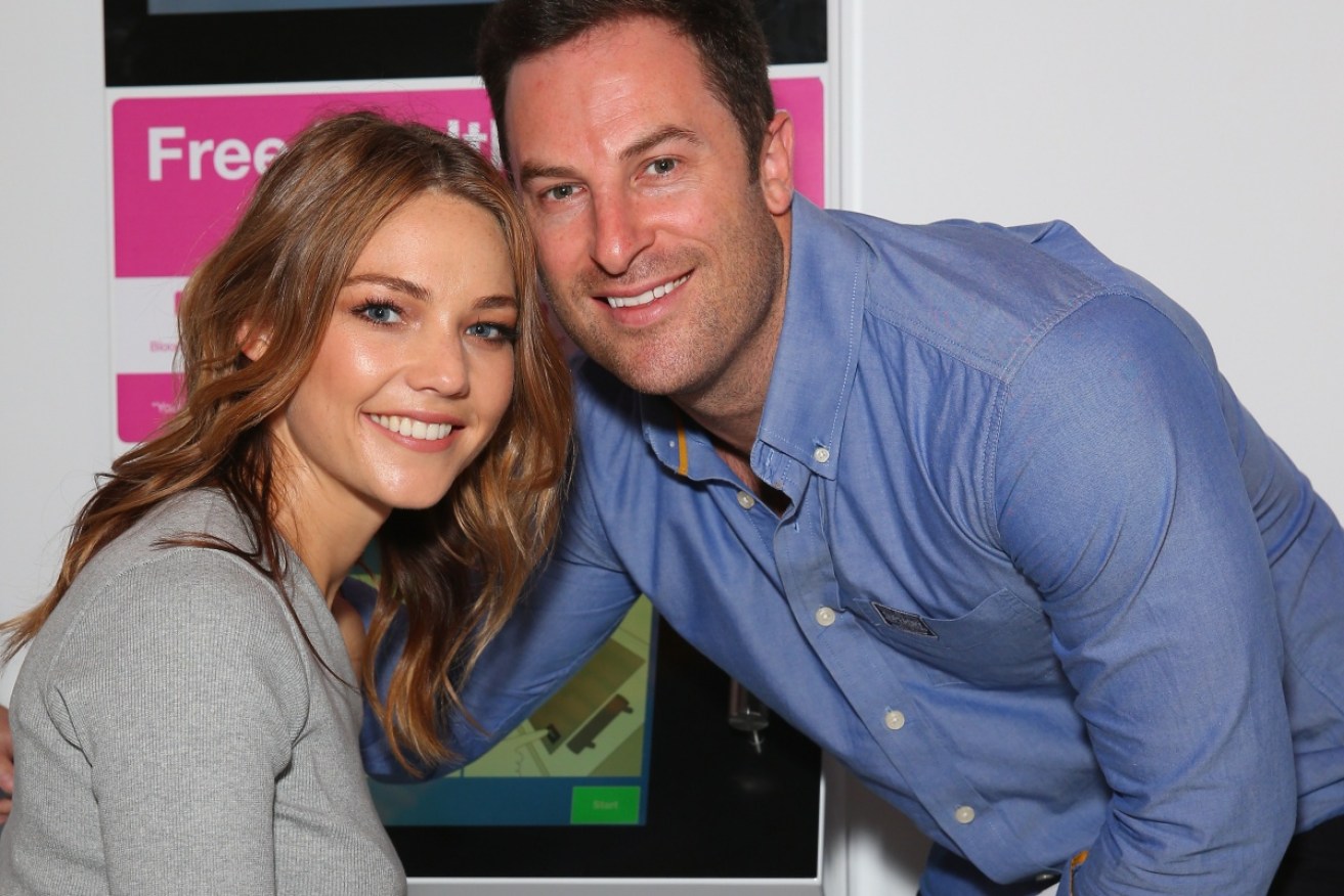 Sam Frost (left) and Sasha Mielczarek dated for a year and a half.