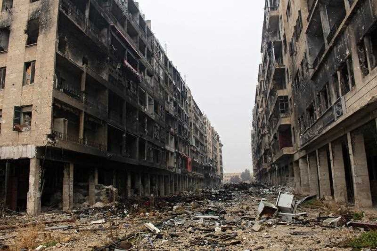 There isn't much left of war-ravaged Aleppo, which has now been hit with a gas attack.