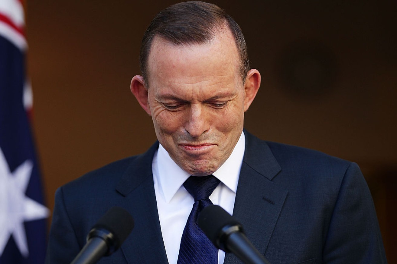 Mr Abbott expressed his concern in a letter to party members. 