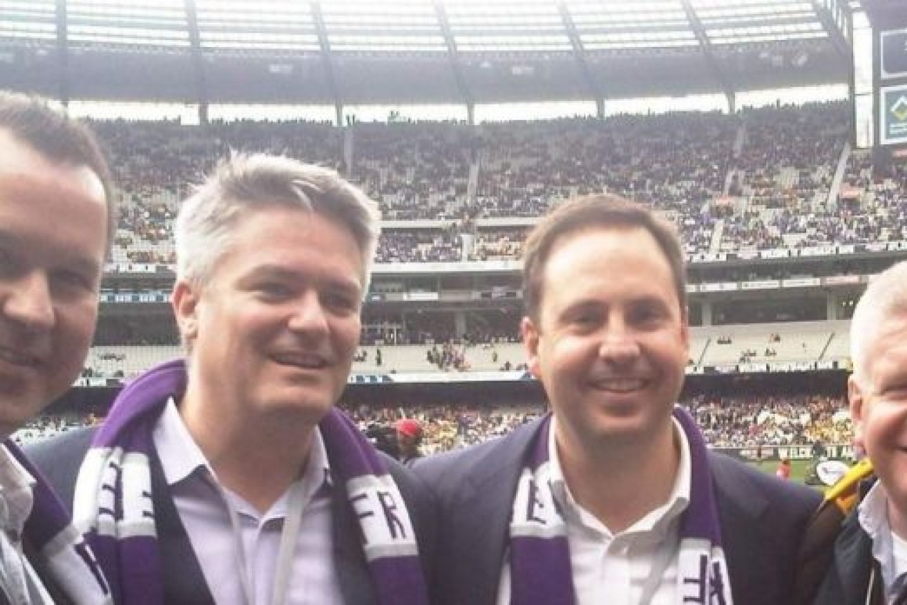 Steve Ciobo has defended charging taxpayers to attend the 2013 AFL grand final.