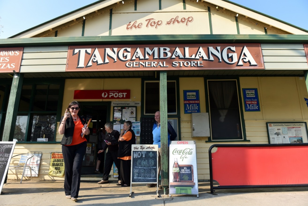 Residents of Tangambalanga told to shelter indoors.