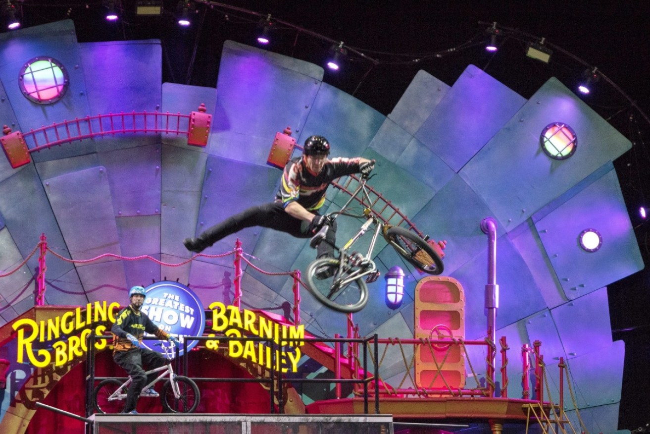 Members of the BMX team from the Ringling Bros and Barnum & Bailey Circus are among those soon to be out of a job. 
