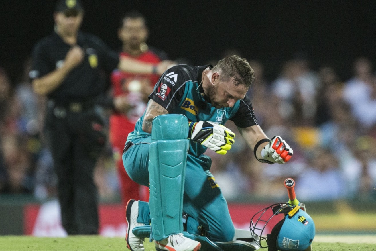 Despite a quick fire 64 from captain Brendon McCullum the Heat failed to chase down their target.