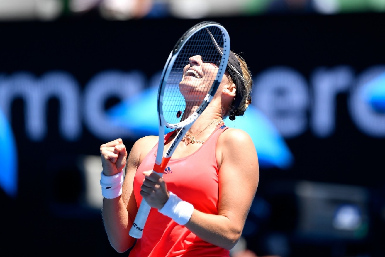 Mirjana Lucic-Baroni was extremely emotional after her quarter-final win at Melbourne Park. 