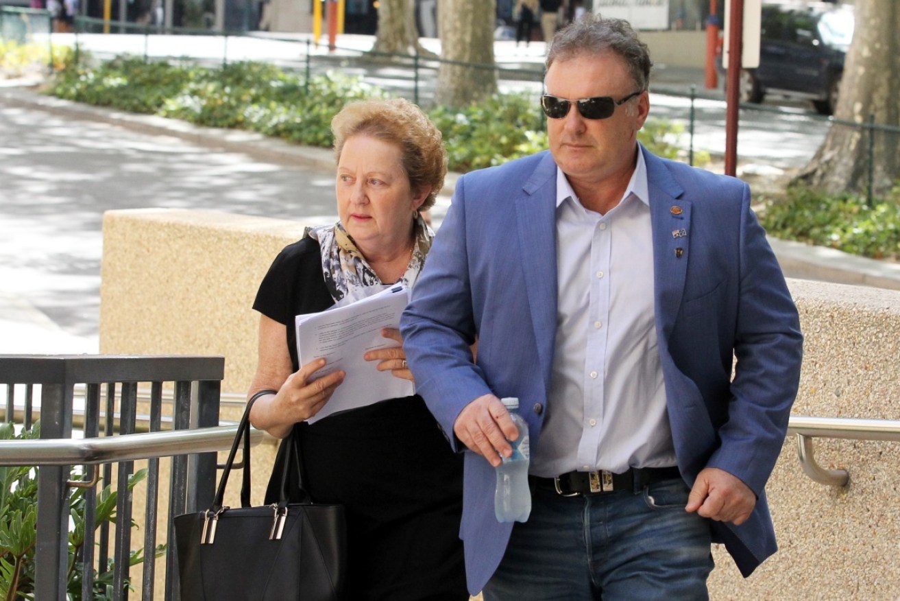 Rod Culleton arrives at the Federal Court on Friday. Photo: AAP