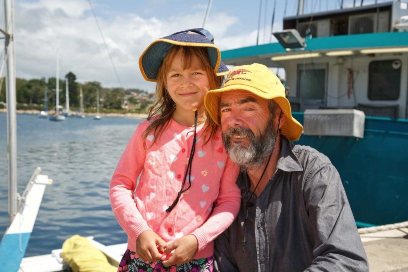Alan Langdon and daughter Que sailed from Kawhia Harbour to Ulladulla late last year.