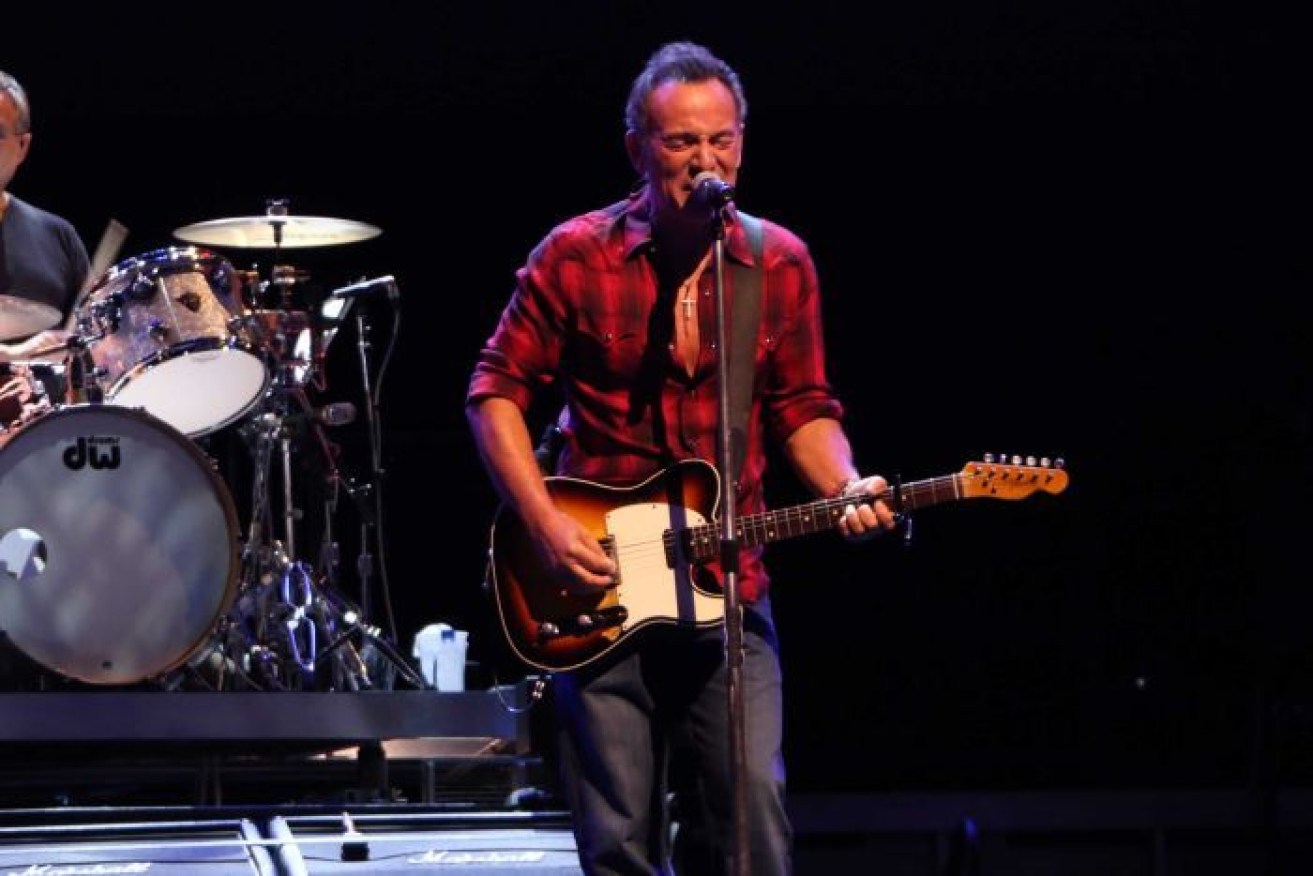 Bruce Springsteen said one of the jobs of the band is to "inspire people through tough times". 