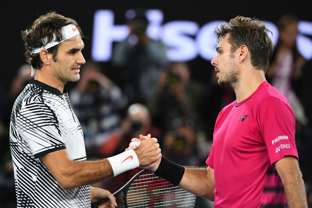 Roger Federer is through to another grand slam final, beating his mate Stan Wawrinka in the semis.