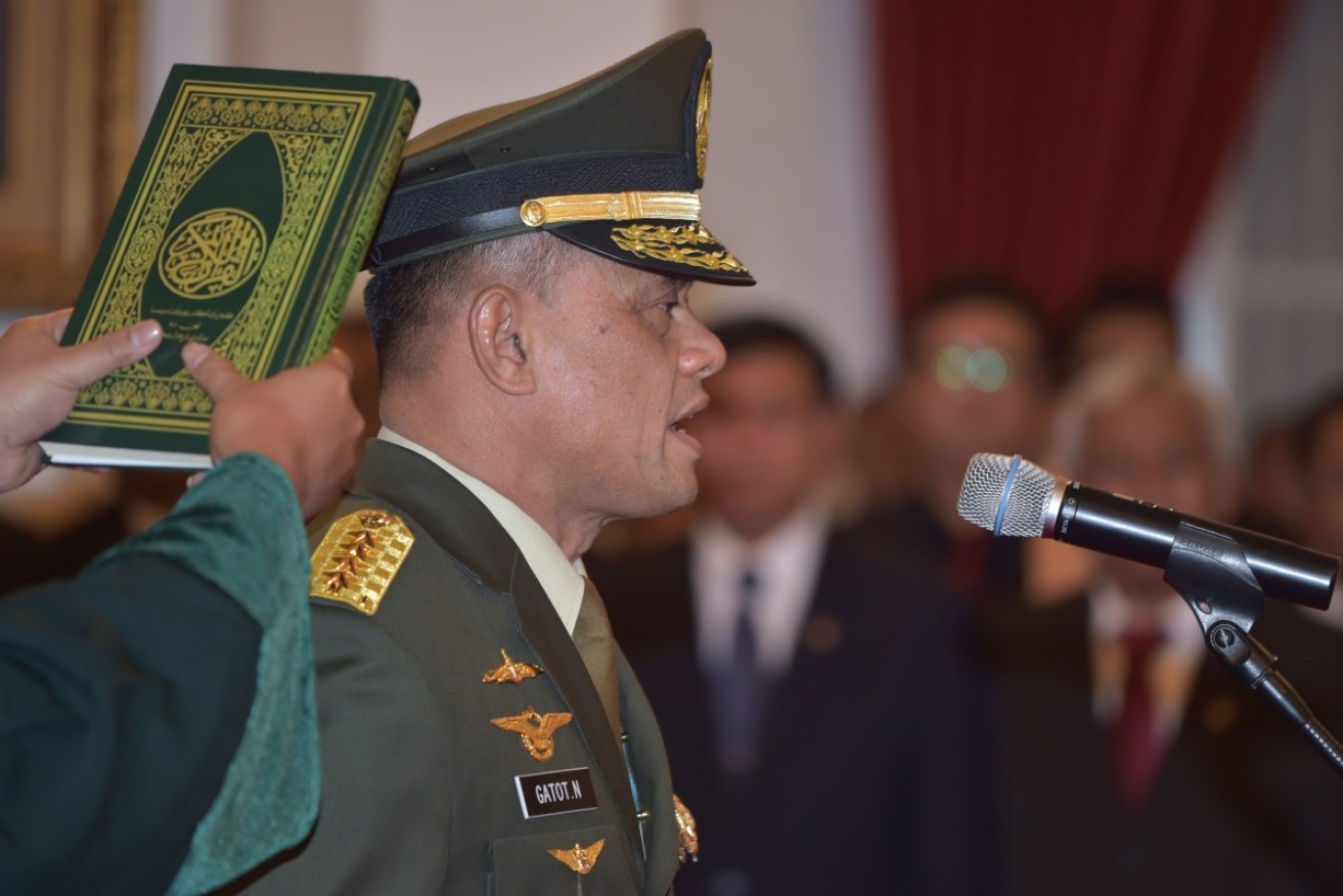 Indonesia's military chief General Gatot Nurmantyo.