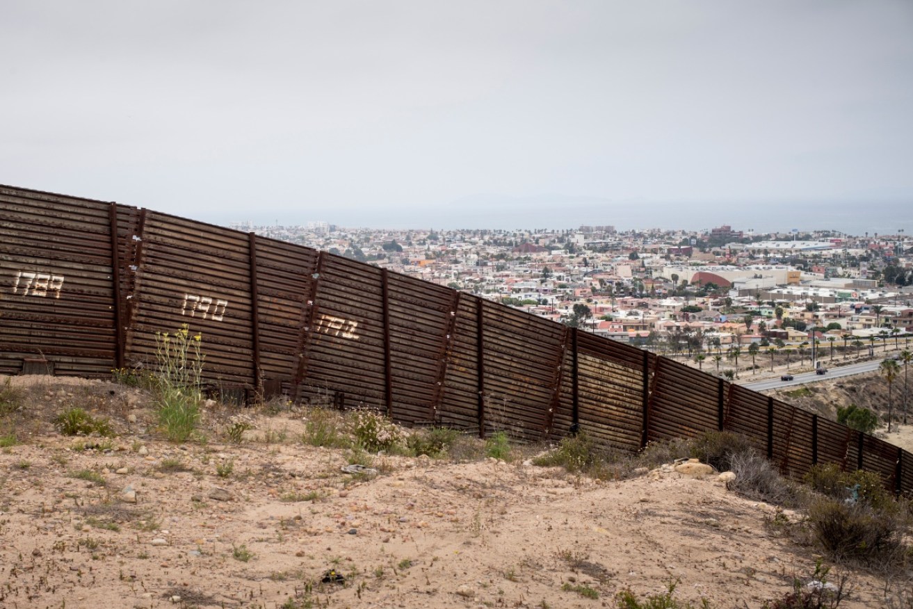A pledge to build a new Mexico border wall was a major Trump election pledge.