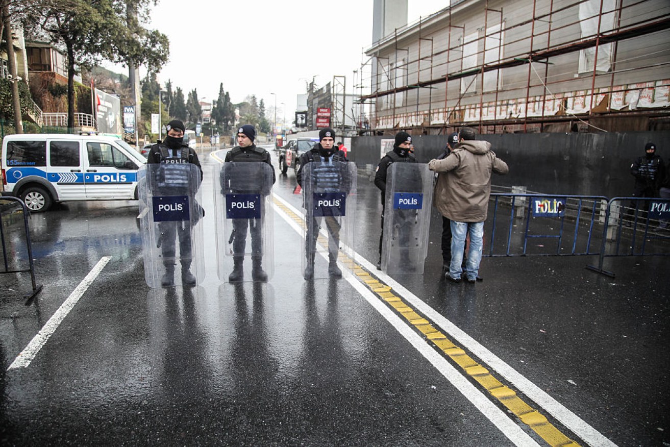 Around 17,000 police are reportedly on duty in the Turkish capital since the attack.