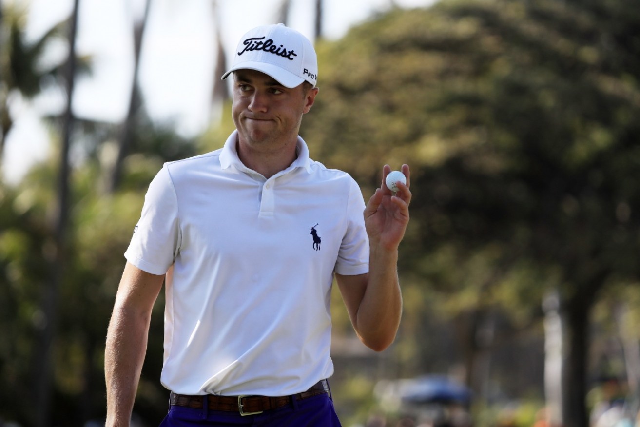 Justin Thomas followed up his remarkable 59 in the first round of the Sony open with a second-round 64.