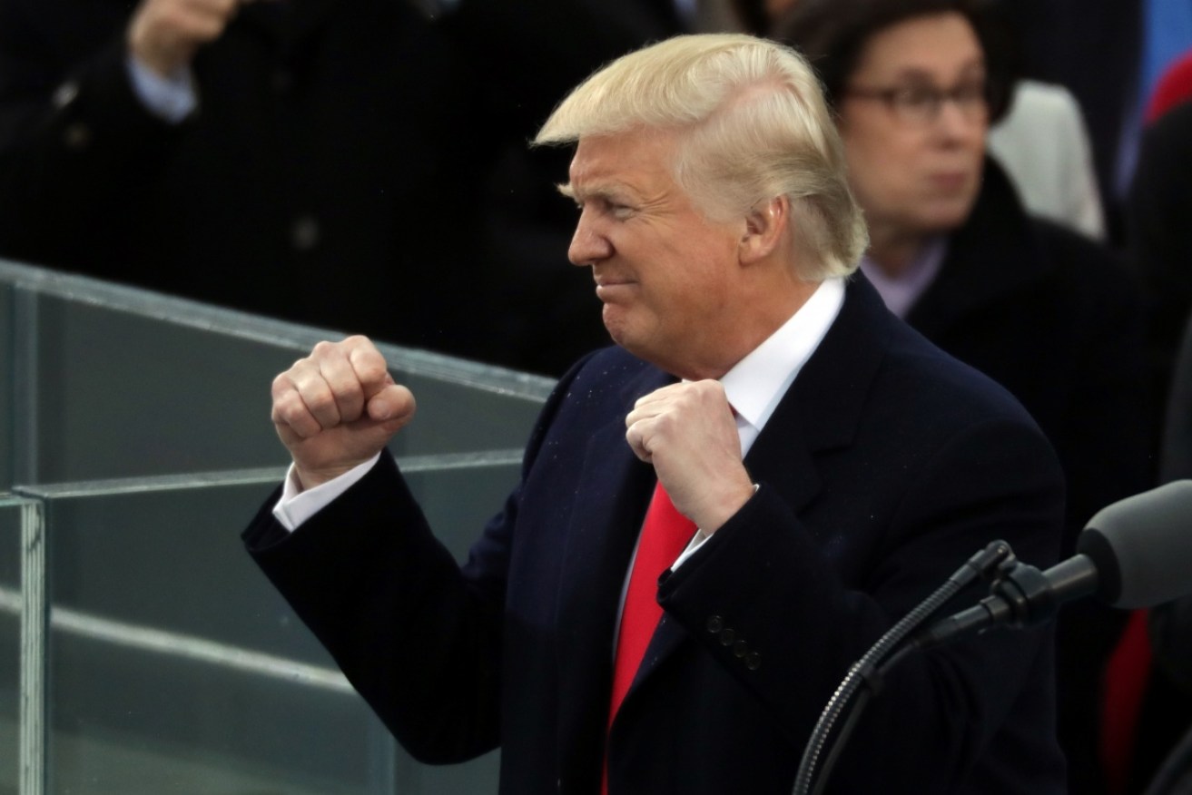 The 45th President of the United States delivered a fist pumping, rhetoric filled inauguration speech. 