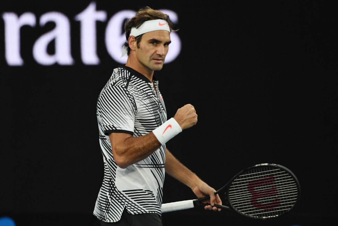 Roger Federer will play fellow Swiss Stan Wawrinka in the semi final.