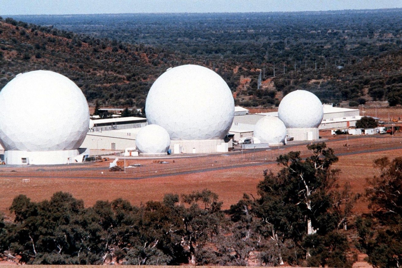 Pine Gap intelligence gathering defence facility in the Northern Territory Photo: Getty