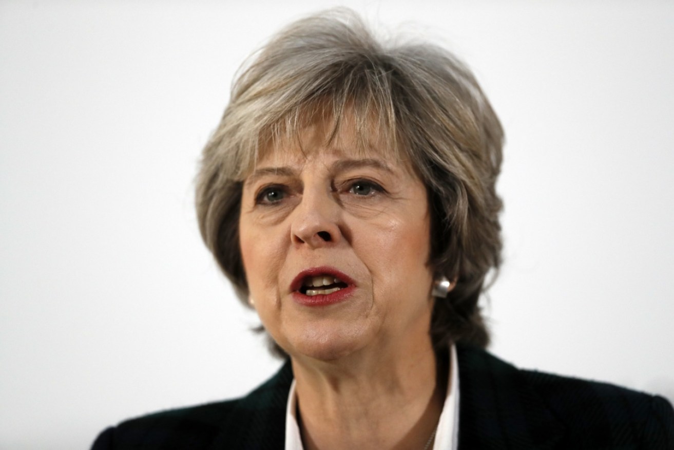 British Prime Minister Theresa May talks up her 'Bloody difficult woman' tag..