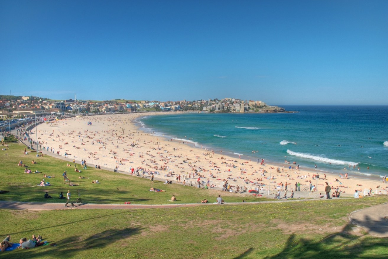 Sydney will swelter through blistering temperatures, sure to pack Bondi. 