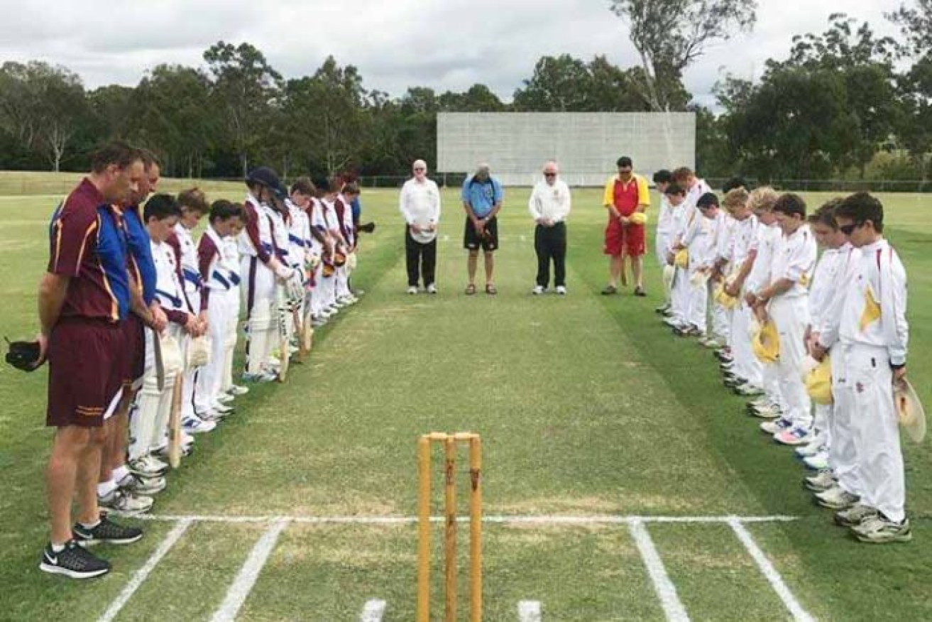Brisbane's junior cricket association held a minute's silence for the teen.