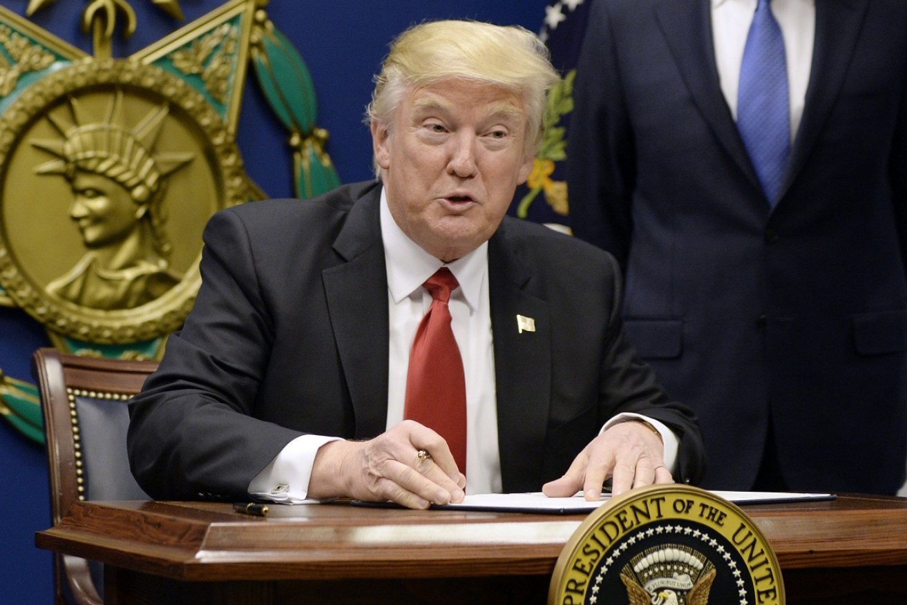 US President Donald Trump has put a hold on refugees entering the United States.