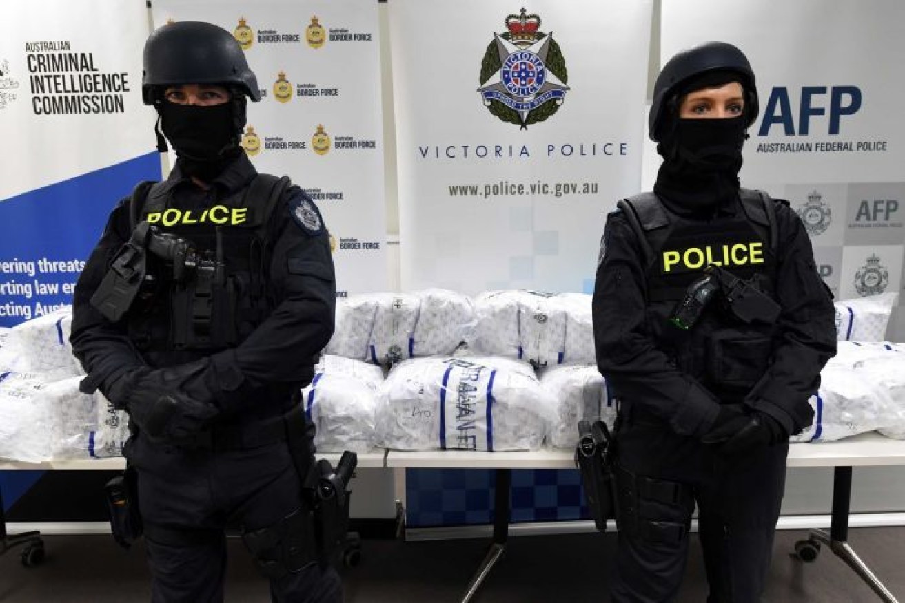 The substances were found among a shipment of washing powder from Vietnam. 